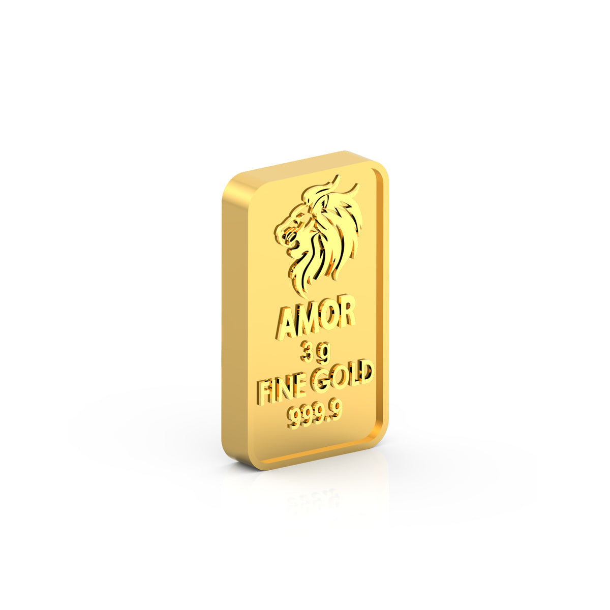 AMOR 3 Gram Fine Gold Bar – Amor Gold Bars Inc