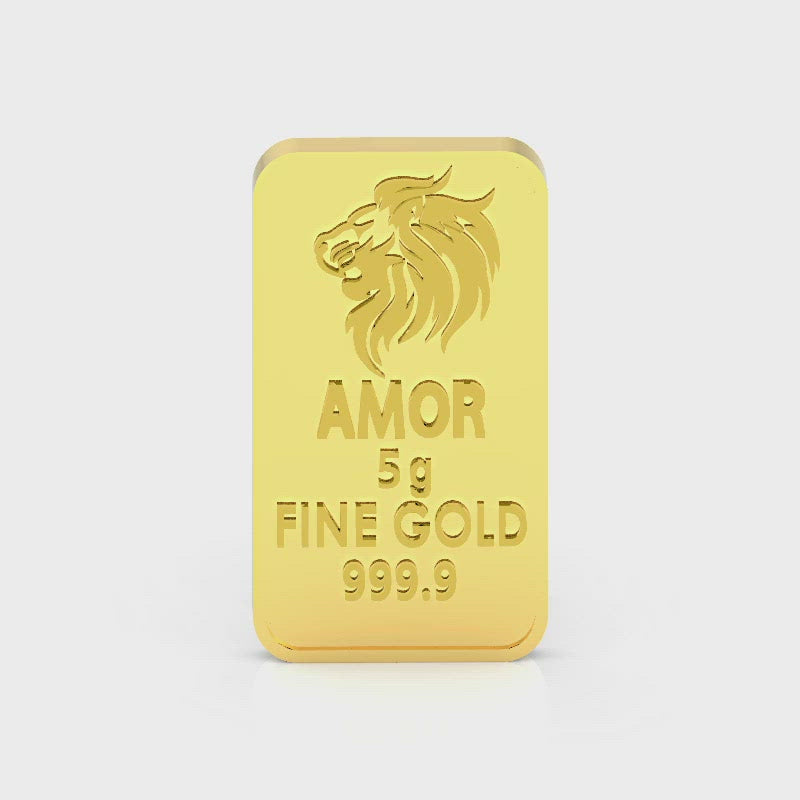 $50 Monthly SUBSCRIPTION for the 5 Gram AMOR Fine Gold Bar